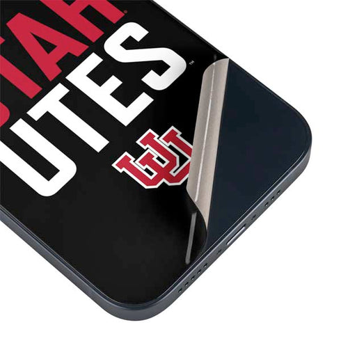 University of Utah Interlocking U iPhone 15 Skin