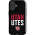 University of Utah Interlocking U iPhone 16 Impact Case