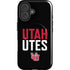 University of Utah Interlocking U iPhone 16 Magsafe Impact Case