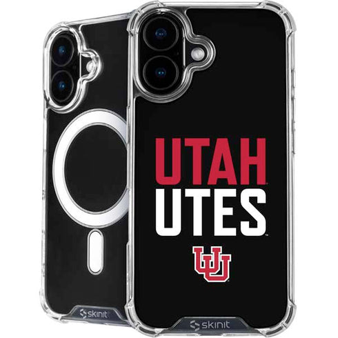 University of Utah Interlocking U iPhone 16 Plus MagSafe Case