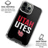 University of Utah Interlocking U iPhone 16 Pro Clear Case