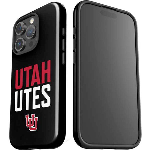 University of Utah Interlocking U iPhone 16 Pro Impact Case