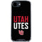 University of Utah Interlocking U iPhone 16e Clear Case