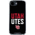 University of Utah Interlocking U iPhone 16e Clear Case