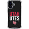 University of Utah Interlocking U iPhone 17 Clear Case
