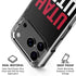 University of Utah Interlocking U iPhone 18 Pro Clear Case