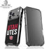 University of Utah Interlocking U iPhone 18 Pro Clear Case