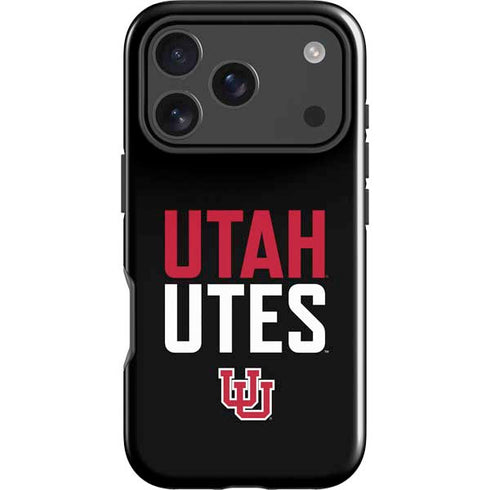 University of Utah Interlocking U iPhone 18 Pro Impact Case