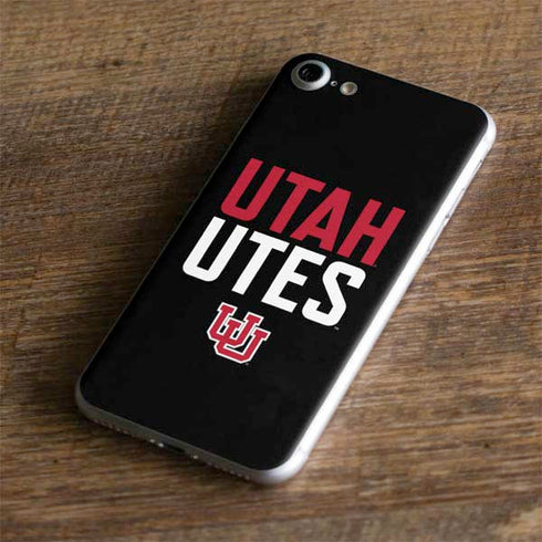 University of Utah Interlocking U iPhone 8 Skin