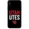 University of Utah Interlocking U iPhone X Skin
