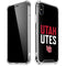 University of Utah Interlocking U iPhone X/XS Clear Case