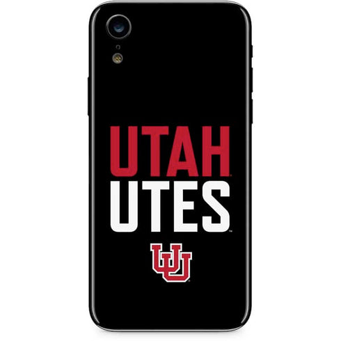 University of Utah Interlocking U iPhone XR Skin