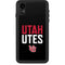 University of Utah Interlocking U iPhone XR Waterproof Case
