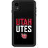 University of Utah Interlocking U iPhone XR Waterproof Case