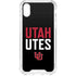 University of Utah Interlocking U iPhone XS Clear Case