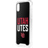 University of Utah Interlocking U iPhone XS Clear Case
