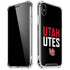 University of Utah Interlocking U iPhone XS Max Clear Case