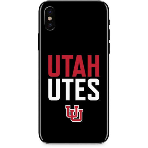 University of Utah Interlocking U iPhone XS Max Skin