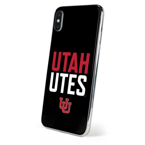 University of Utah Interlocking U iPhone XS Skin