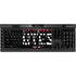 University of Utah Interlocking U K95 RGB PLATINUM Mechanical Gaming Keyboard Skin