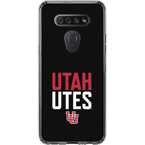 University of Utah Interlocking U LG K51/Q51 Clear Case