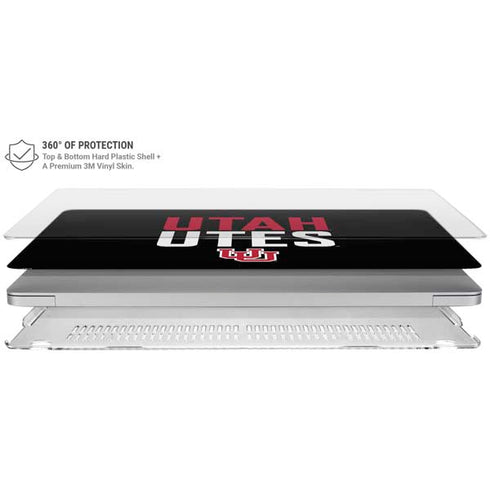 University of Utah Interlocking U MacBook Air 15in (2023-2025) Case plus Skin