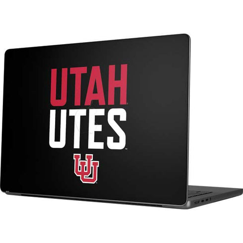 University of Utah Interlocking U Apple MacBook Pro 14-inch Skin