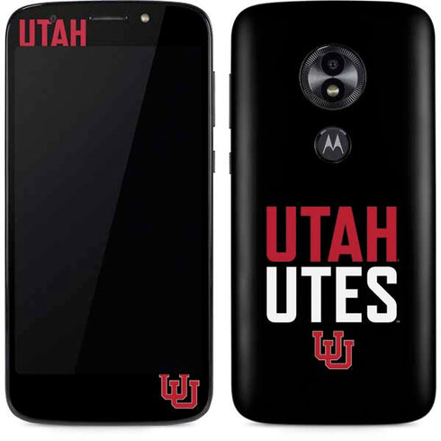 University of Utah Interlocking U Moto E5 Play Skin