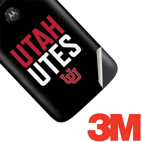 University of Utah Interlocking U Moto E5 Play Skin