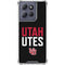 University of Utah Interlocking U Moto G 5G (2025) Clear Case