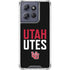 University of Utah Interlocking U Moto G 5G (2025) Clear Case