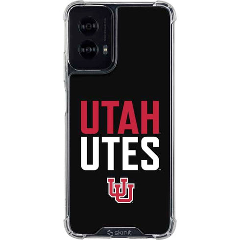 University of Utah Interlocking U Moto G Power 5G (2024) Clear Case