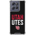 University of Utah Interlocking U Moto G Power 5G (2025) Clear Case