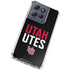 University of Utah Interlocking U Moto G Stylus 5G (2025) Clear Case
