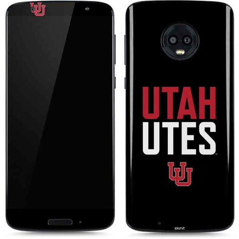 University of Utah Interlocking U Moto G6 Skin