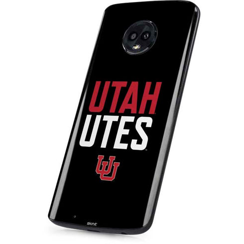 University of Utah Interlocking U Moto G6 Skin