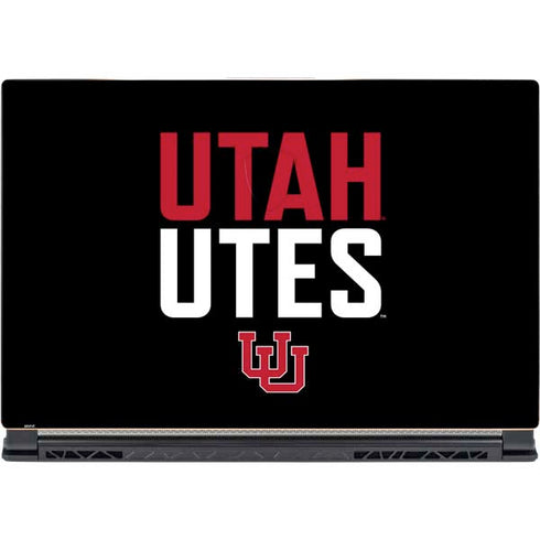 University of Utah Interlocking U MSI GS65 Stealth Laptop Skin