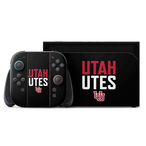 University of Utah Interlocking U Nintendo Skins