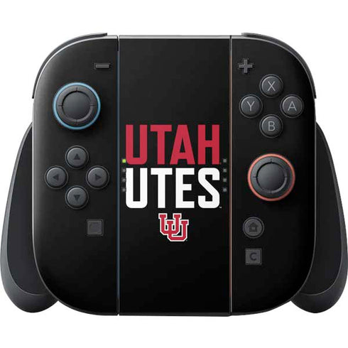 University of Utah Interlocking U Nintendo Switch 2 (2025) Joy-Con Controller Skin