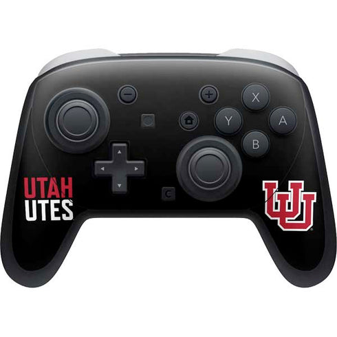 University of Utah Interlocking U Nintendo Switch 2 (2025) Pro Controller Skin