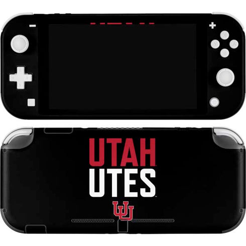 University of Utah Interlocking U Nintendo Switch Lite Skin