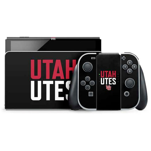 University of Utah Interlocking U Nintendo Skins