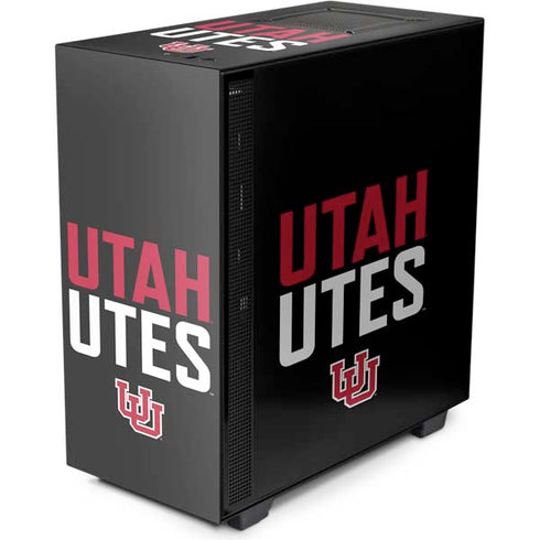 University of Utah Interlocking U NZXT H510 Compact ATX Mid-Tower Case Skin