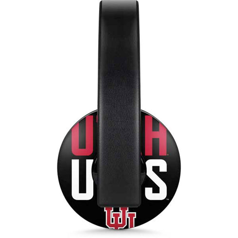University of Utah Interlocking U PlayStation 4 Gold Wireless Headset Skin