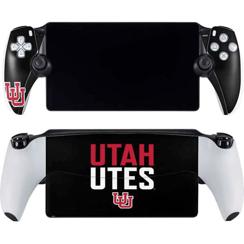 University of Utah Interlocking U PlayStation Portal Remote Player Skin
