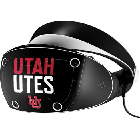 University of Utah Interlocking U PlayStation VR2 Skin
