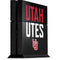 University of Utah Interlocking U PS4 Console Skin