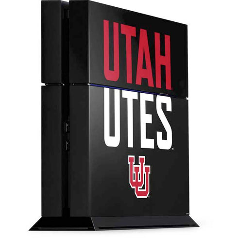 University of Utah Interlocking U PlayStation PS4 Skins