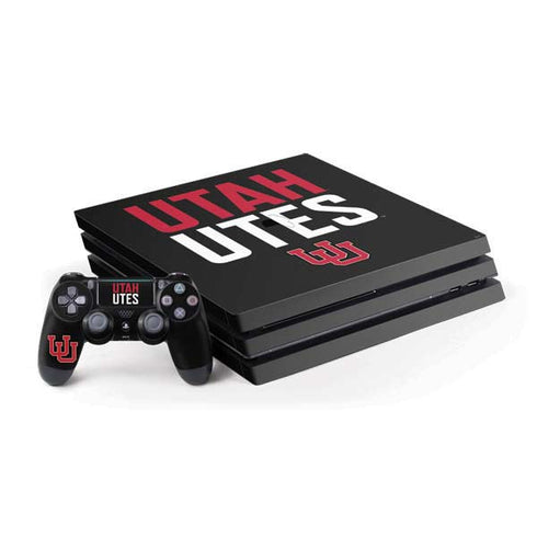 University of Utah Interlocking U PS4 Pro Bundle Skin