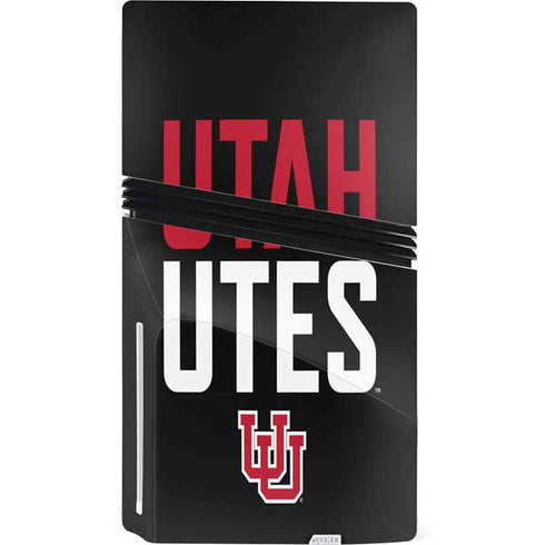 University of Utah Interlocking U PS5 Pro Disk Bundle Skin